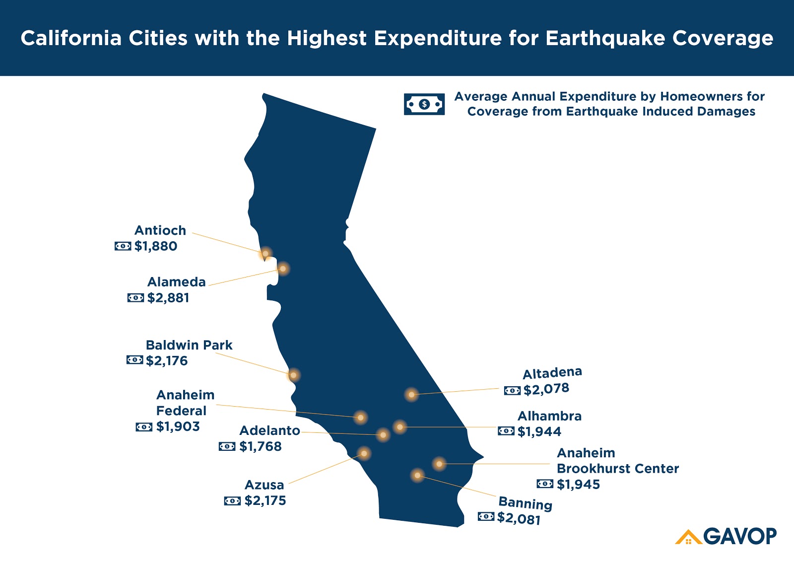 Home Insurance in California Increases by About 2,800 to Cover Earthquake Damage